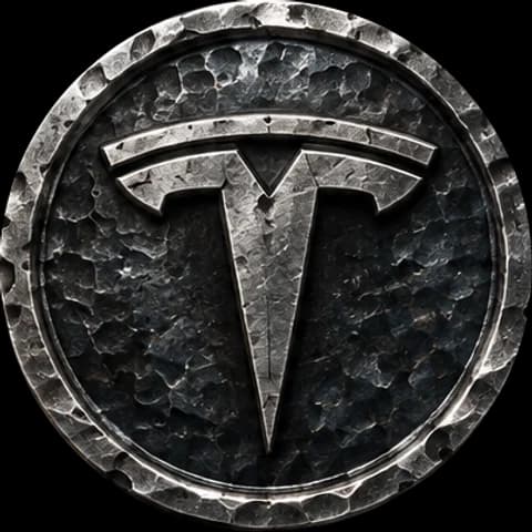 Tesla Stock Token medallion